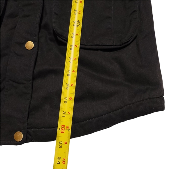 BCBGeneration Faux Fur Trim Hooded Anorak Coat NWOT - Picture 4 of 10